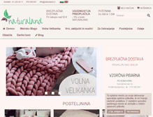 Tablet Screenshot of naturaland.si